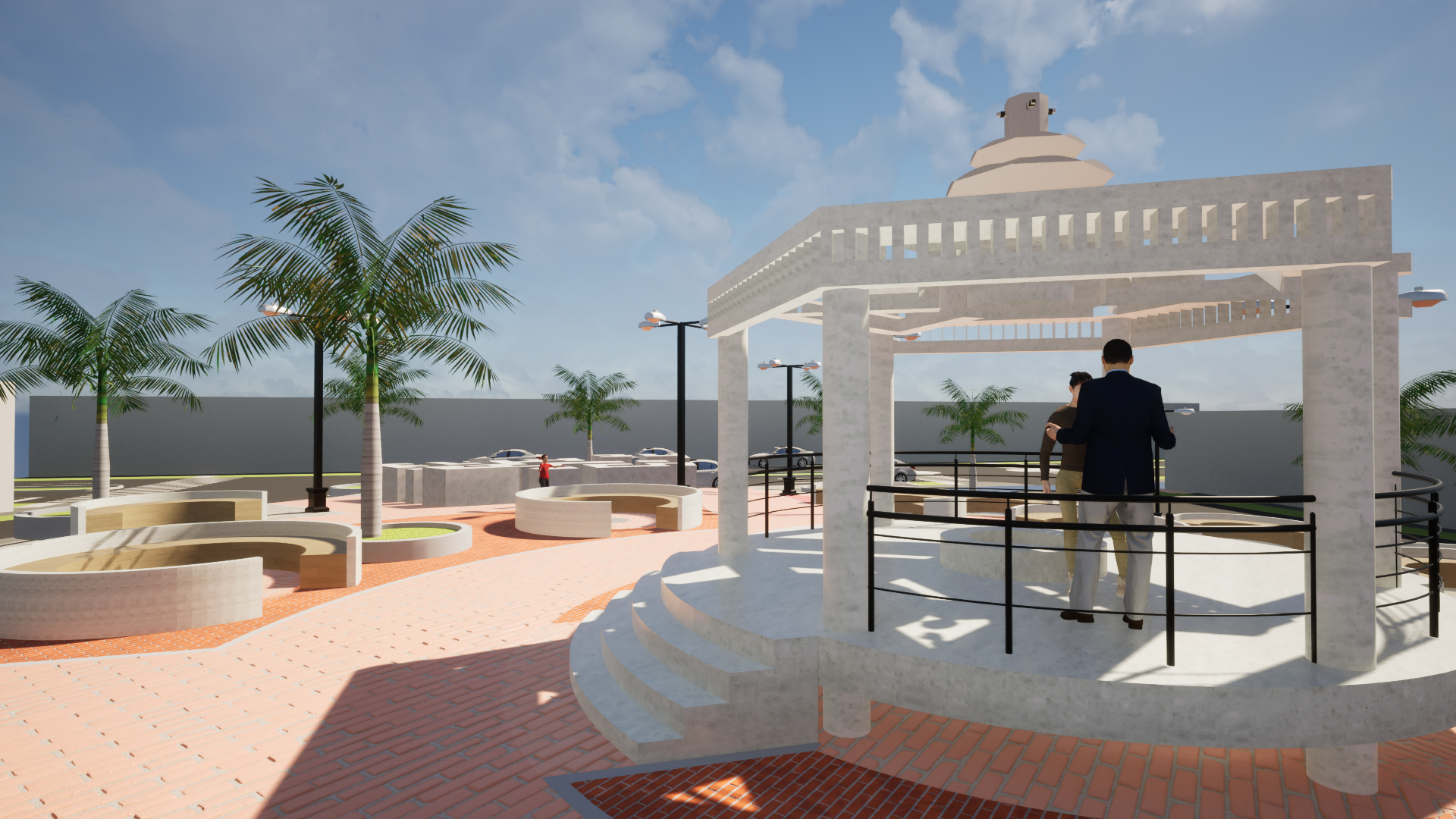 Gazebo de Parque El Mirador en Asia