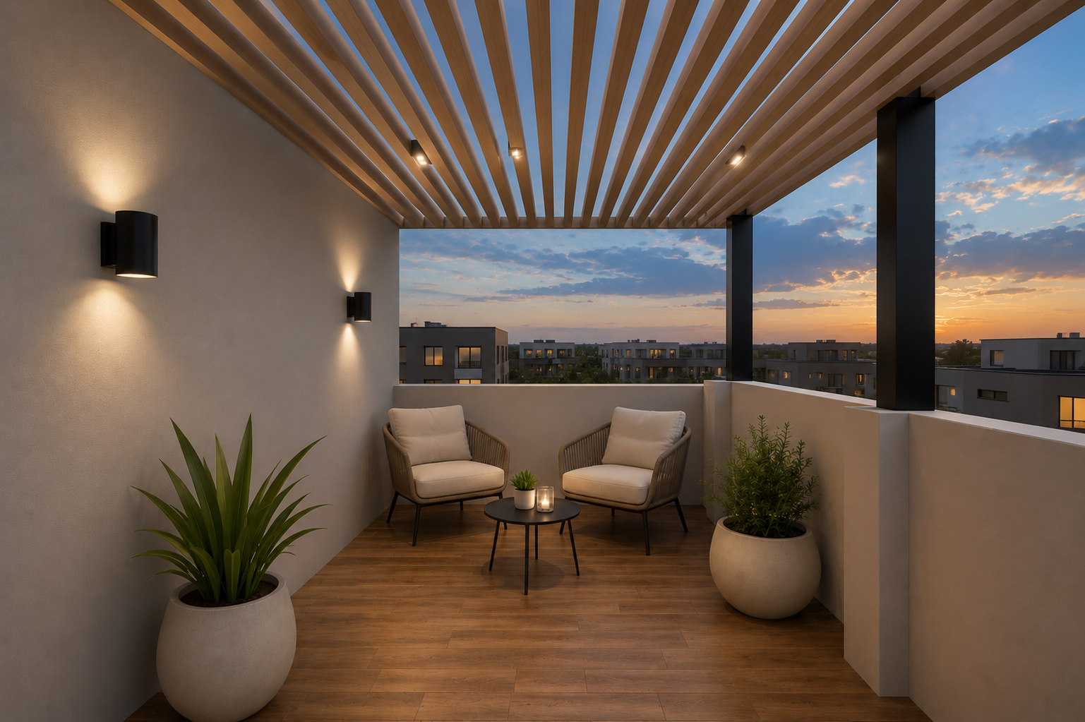 Terraza de la vivienda en San Miguel